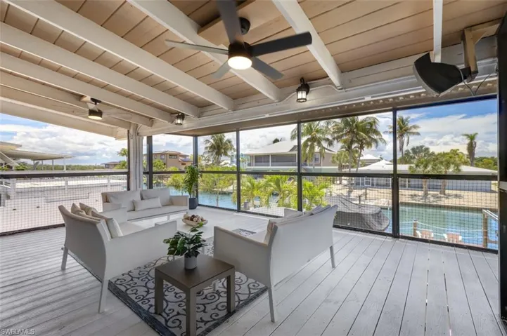 Main Level Screened Lanai Overlooking Canal & Estro Bay