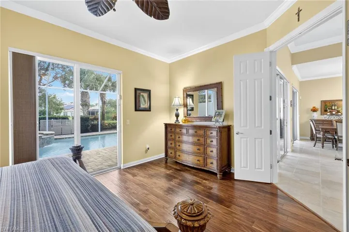 Owners' Suite Slider Easy Access To Pool