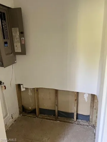 Details with electric panel