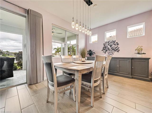 Dining Room with view of the Lake