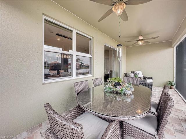 Screened in lanai