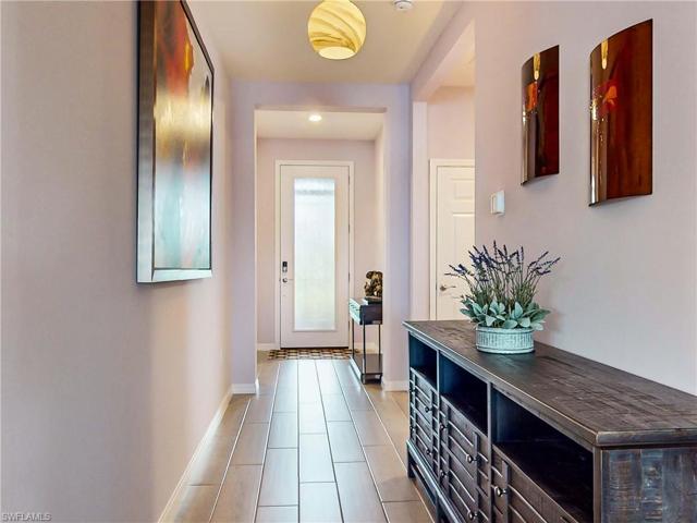 Wide entry hallway