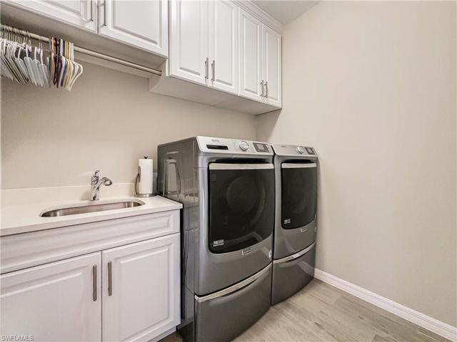 Laundry with sink
