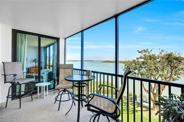 Lanai with water view
