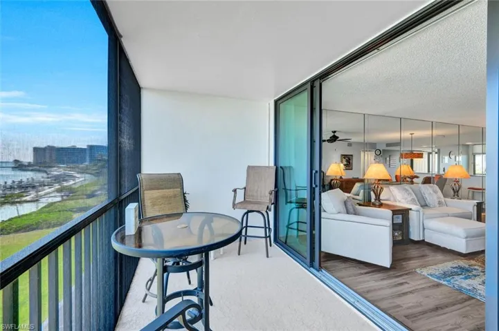 Lanai with water view
