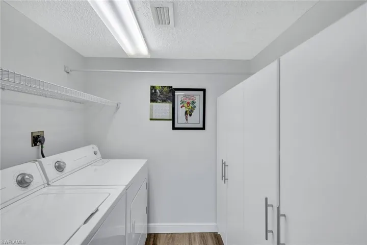 Built in closets for additional storage