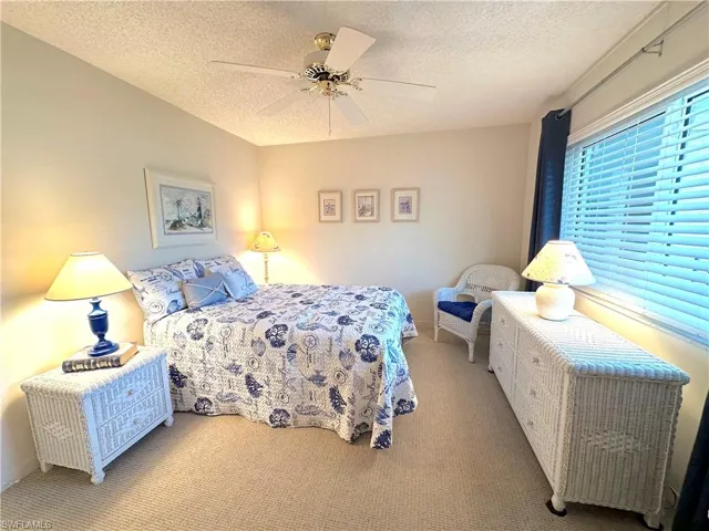 Guest Bedroom with ceiling fan - all furniture included