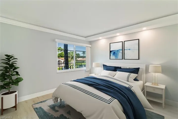Virtually Staged Bedroom