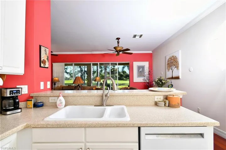 Great view from the kitchen- you'll be amazed by the sunsets!