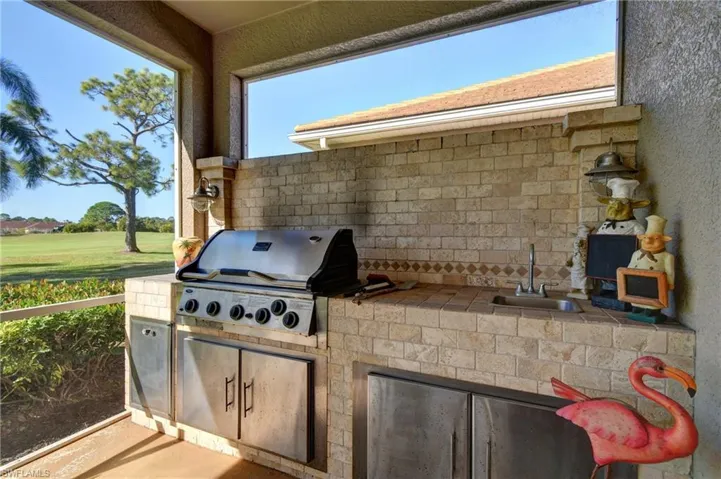 Custom outdoor kitchen