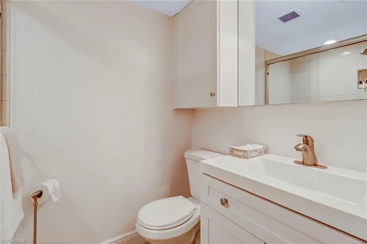 Renovated guest bathroom