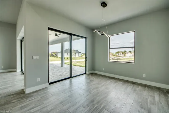 Formal dining area