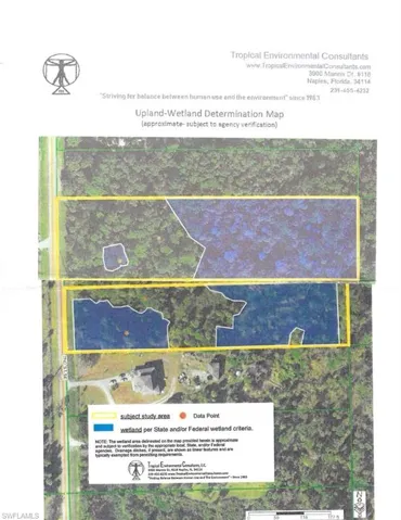 Aerial map of property and surrounding area