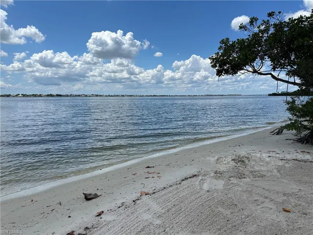 Private beach