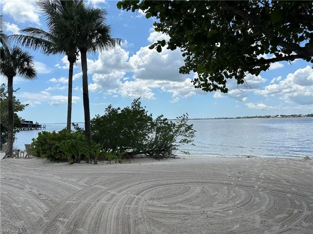 Private beach