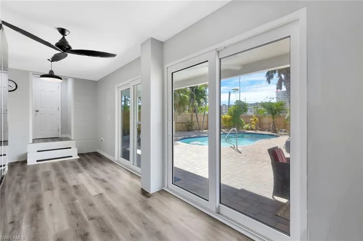 Doorway to outside with a wealth of natural light