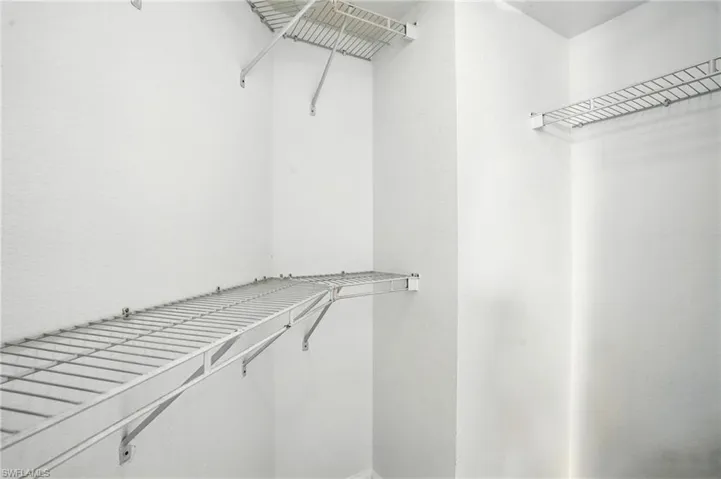 View of spacious closet
