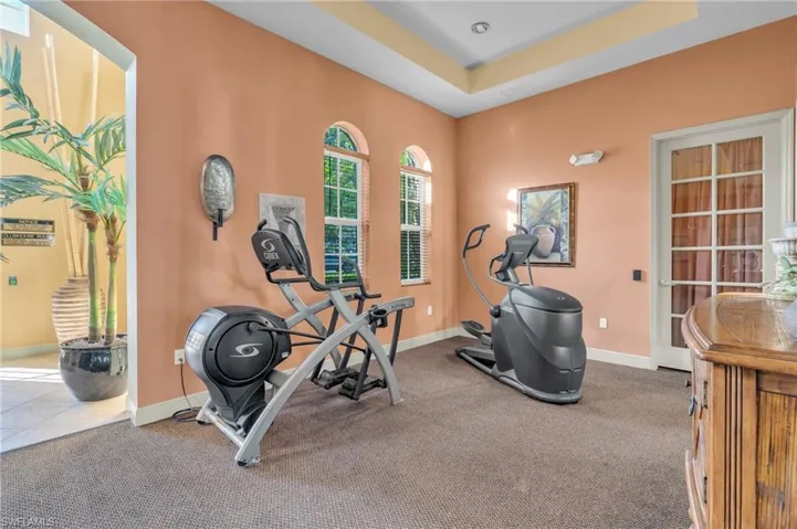 View of workout room