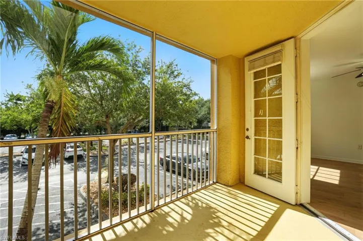 Balcony with a sunroom