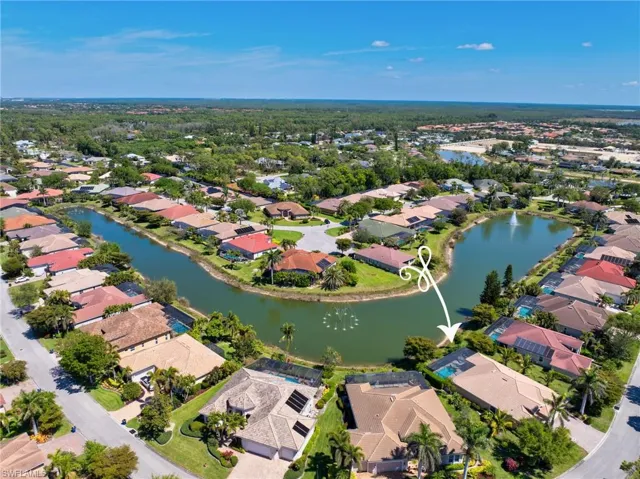 Aerial view of the community.