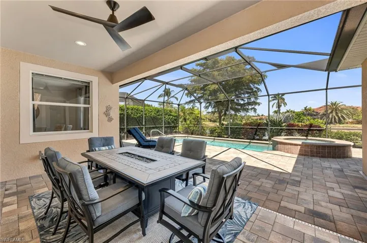 HUGE covered space, perfect for entertaining!