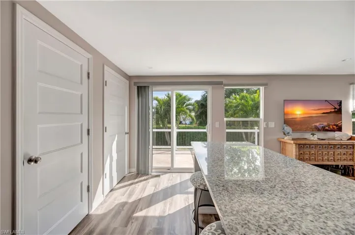 Dining room featuring hardwood / wood-style flooring