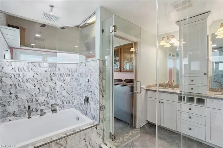 Primary bathroom - virtually enhanced