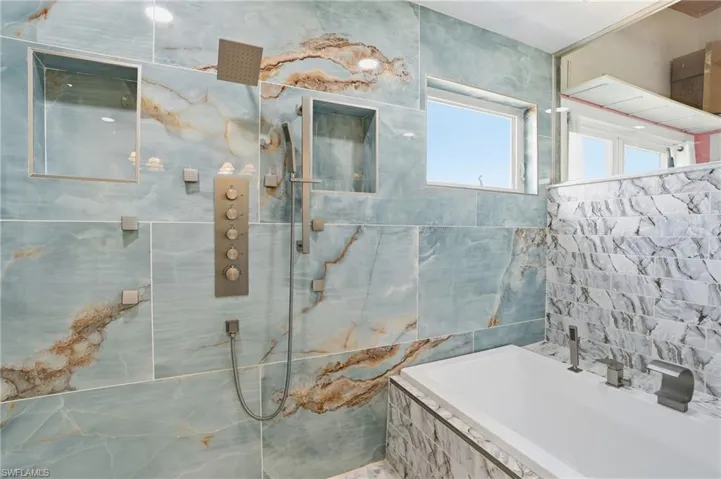 Primary bathroom - virtually enhanced