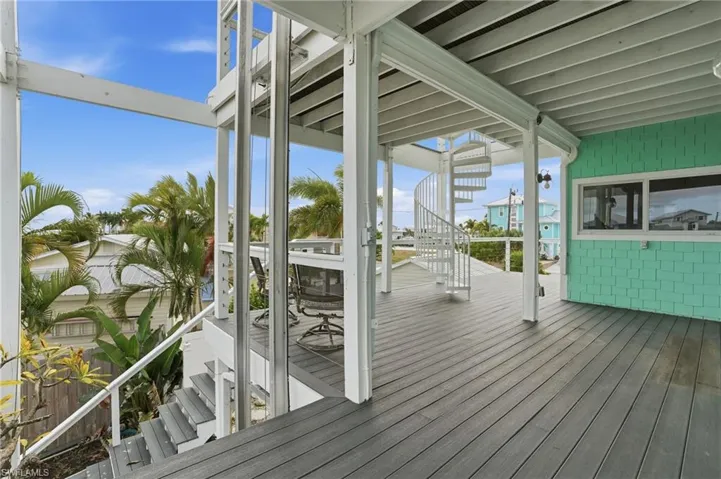 Outdoor deck - virtually enhanced