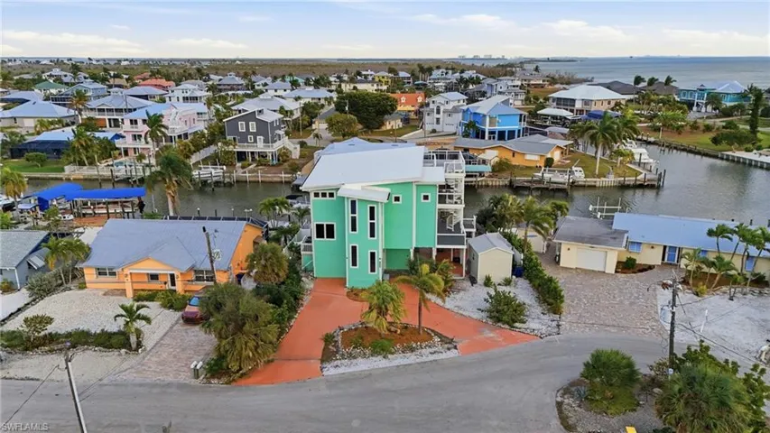 Aerial view of home- virtually enhanced