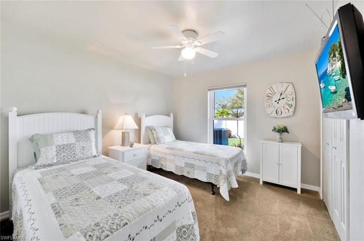 View of Crisp Twin Outfitted Second Bedroom