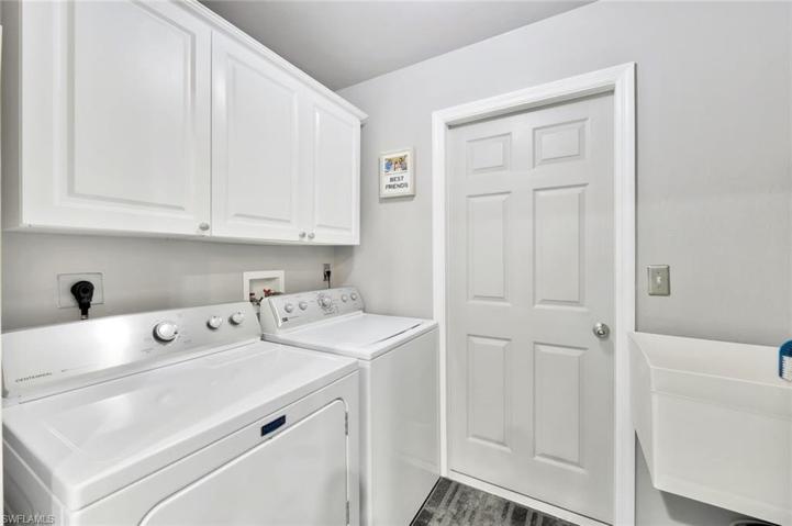 View of MagTag outfitted Utility Room and Utility Sink.