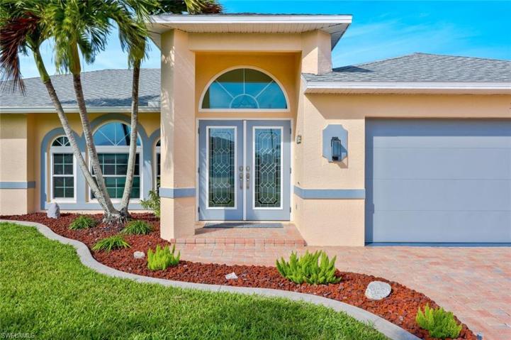 View of Front Double Door Entry Elevation