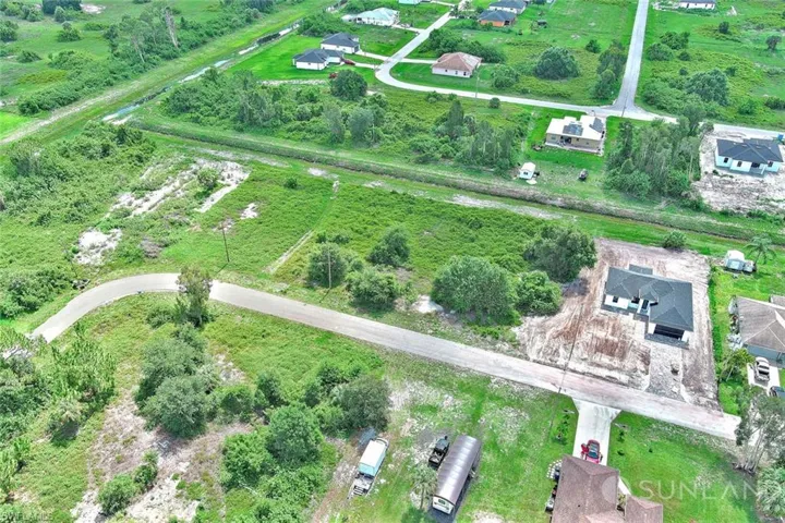 Aerial overview of property's location