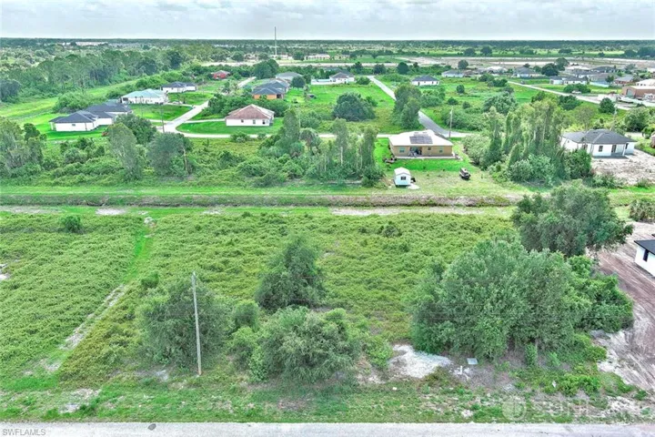 Aerial overview of property's location