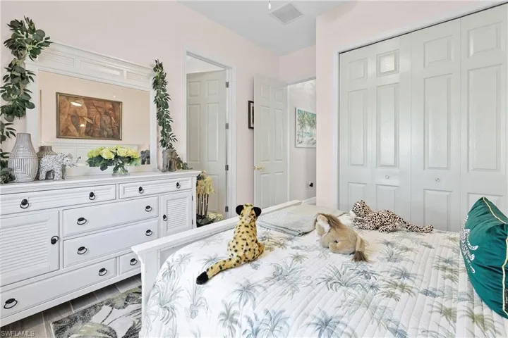 Bedroom featuring a closet