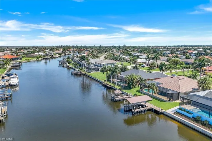 Wow! What a view overlooking your 175 ft canal
