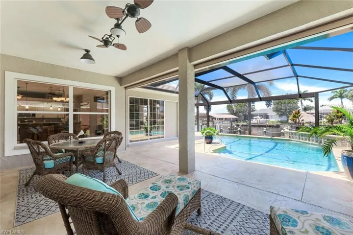 Massive pool area with awesome view