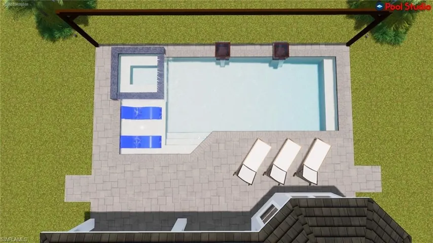 Lot 58 - Pool renderings (screen not shown)