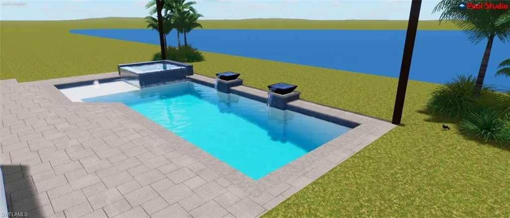 Lot 58 - Pool renderings (screen not shown)