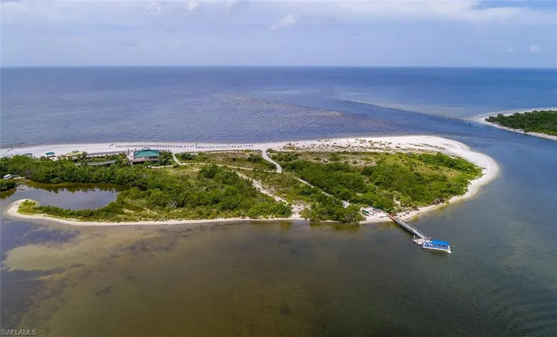 Private beach
