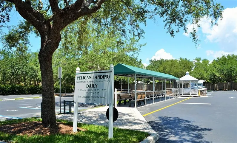 Beach shuttle parking lot