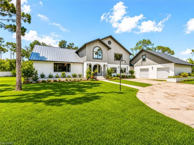12900 Eagle Road,Cape Coral FL 339092024 Metal roof, facia and soffit, 2024 exterior and interior paint, 2024 shed, 2 AC systems Oversize 3 car finished garage, epoxy floor, finished bonus room upstairs with AC.