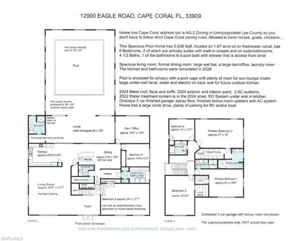 Print out on Landscape letter size paper - For Layout Purposed only not actual floor plan