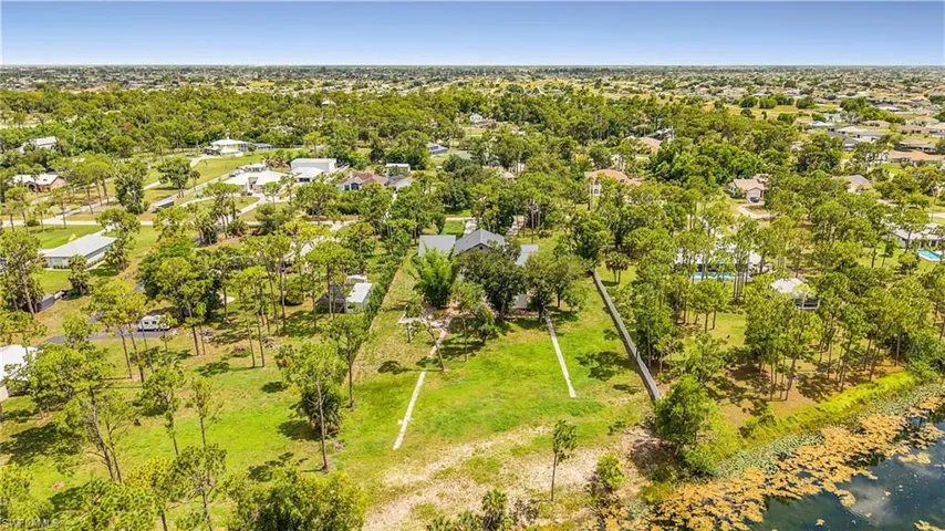 1.67 acress on freshwater canal, zoned AG-2 so you can have horses, goats, chickens etc.  This is an unincorporated are of Lee County so zoning rules are different then the restrictive Cape Coral zoning.