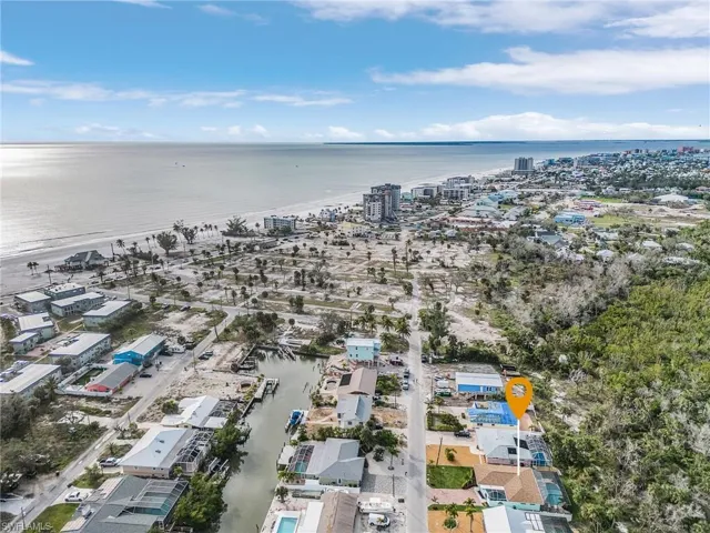 View of urban area with a nearby body of water