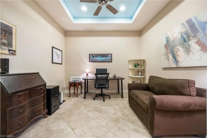 Bedroom 3, office, flex space