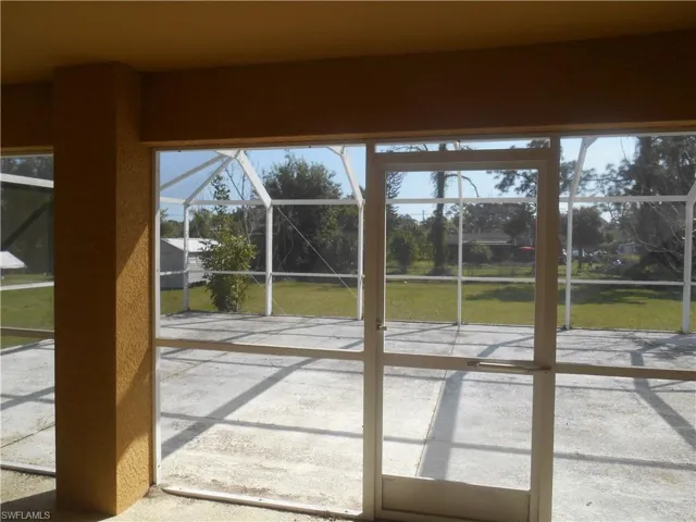 View of doorway to outside