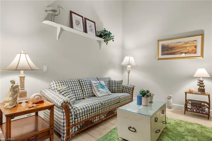 Den with sliding doors, skylight and clsoer