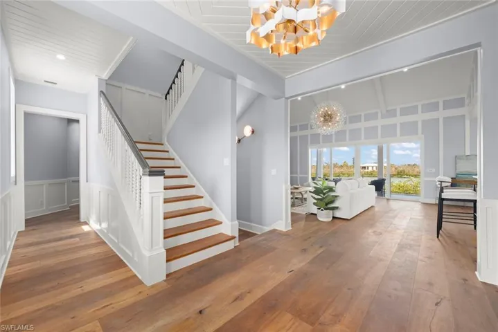 Foyer - as you walk in you have amazing water views.